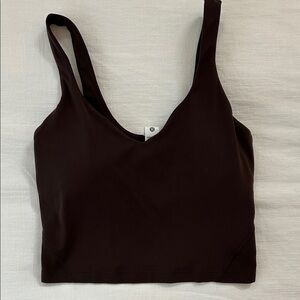 lululemon athletica Brown Tank Top